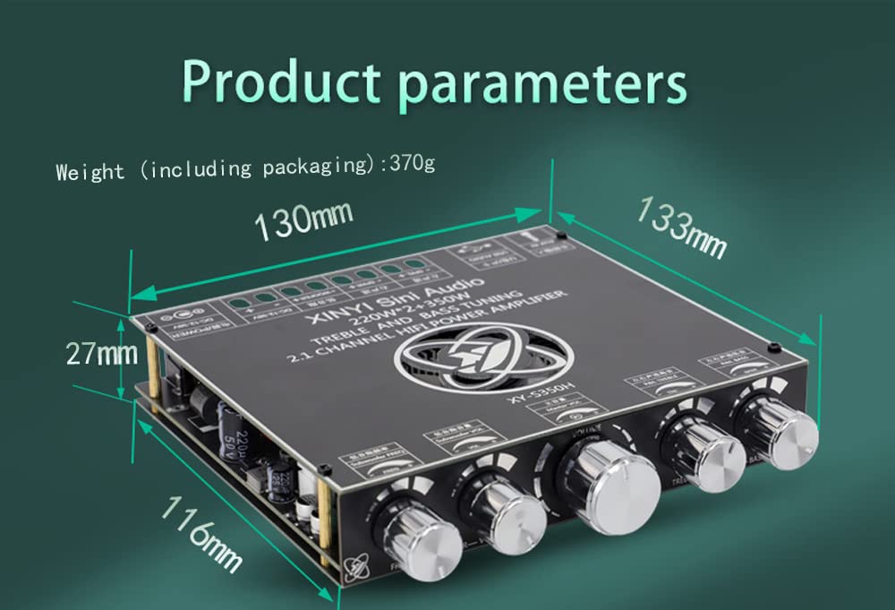 Bluetooth Verstärker Modul Hifi Stereo - 2.1 Audio Amplifier Board TPA3251 Mini Digital Tuner Endstu - Image 5
