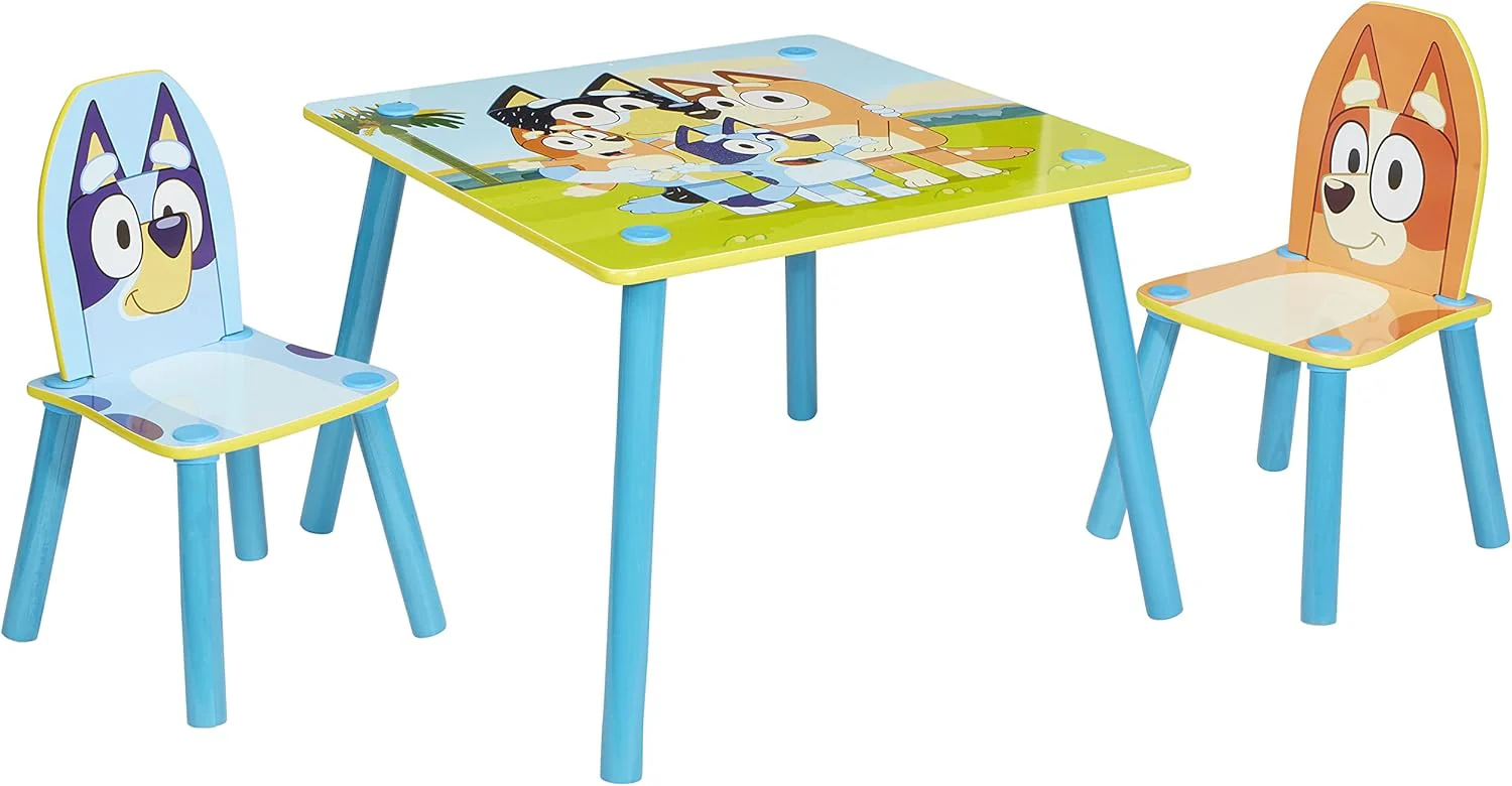 Bluey Set mit 2 Stühlen, Tisch 43,5 cm (H) x 63 cm (B) x 63 cm (T) - Image 2