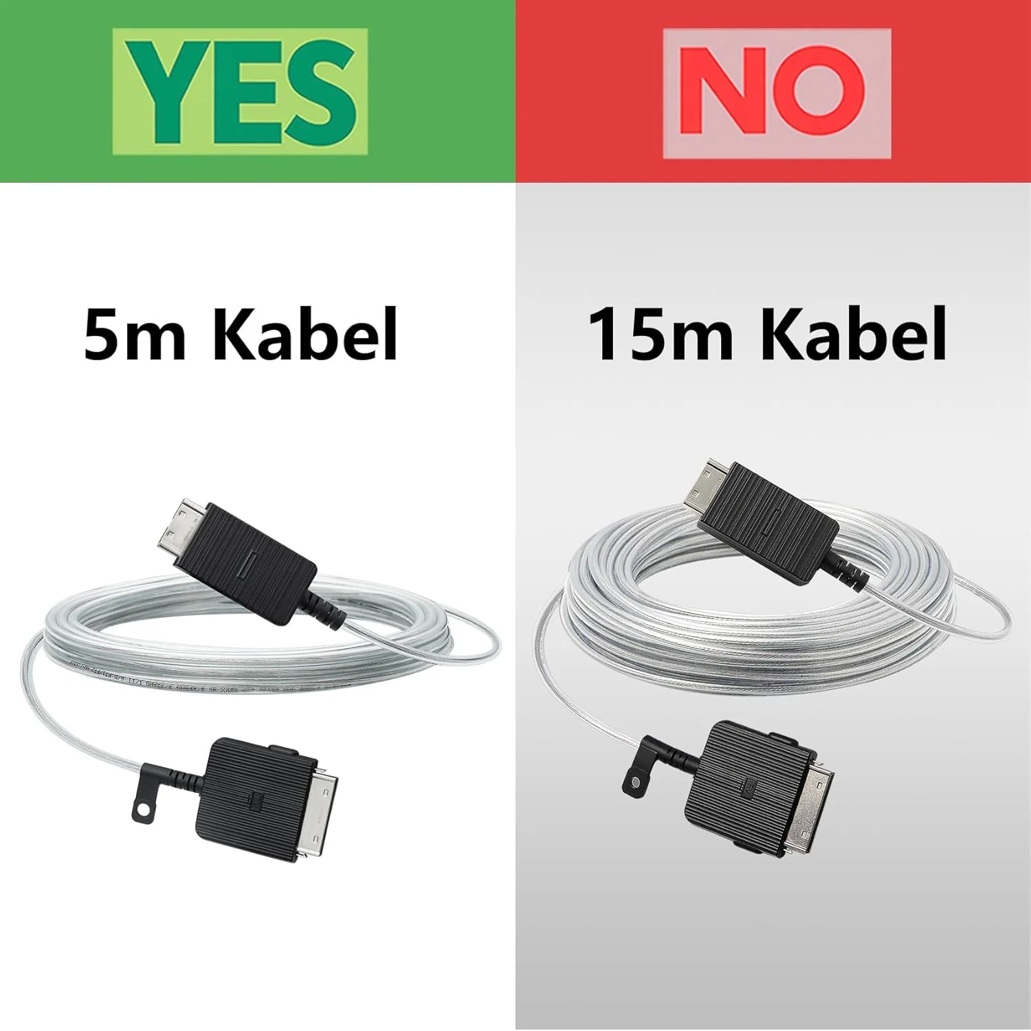 BN39-02470A 5 m/16 Fuss the Frame One Connect Kabel kompatibel mit Samsung Frame TV für LS03FA LS03D - Image 8