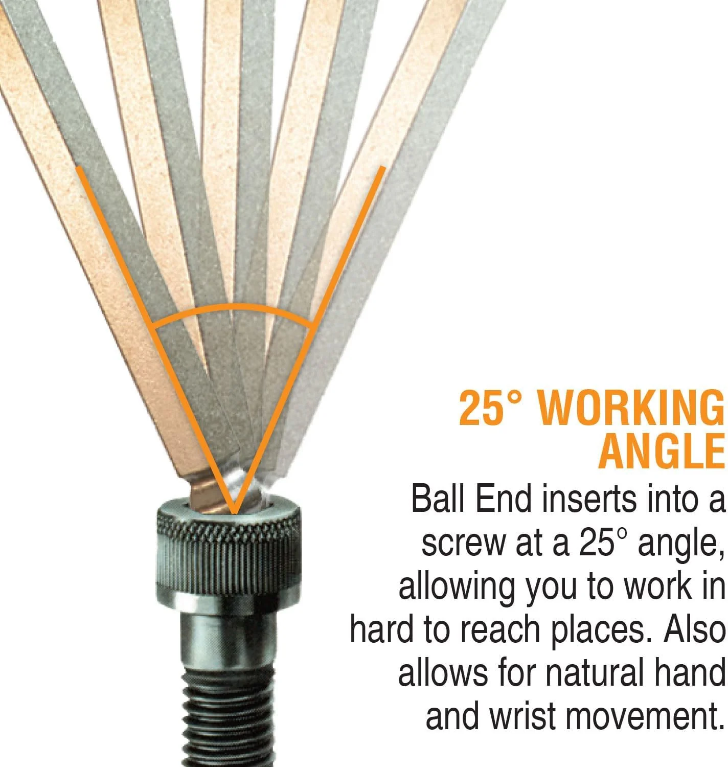 Bondhus 17095 Balldriver L-Wrenches, WS: 1.27-10.0mm WS: 1.27 - 10.0mm, WS: 1.27 - 10.0mm - Image 3