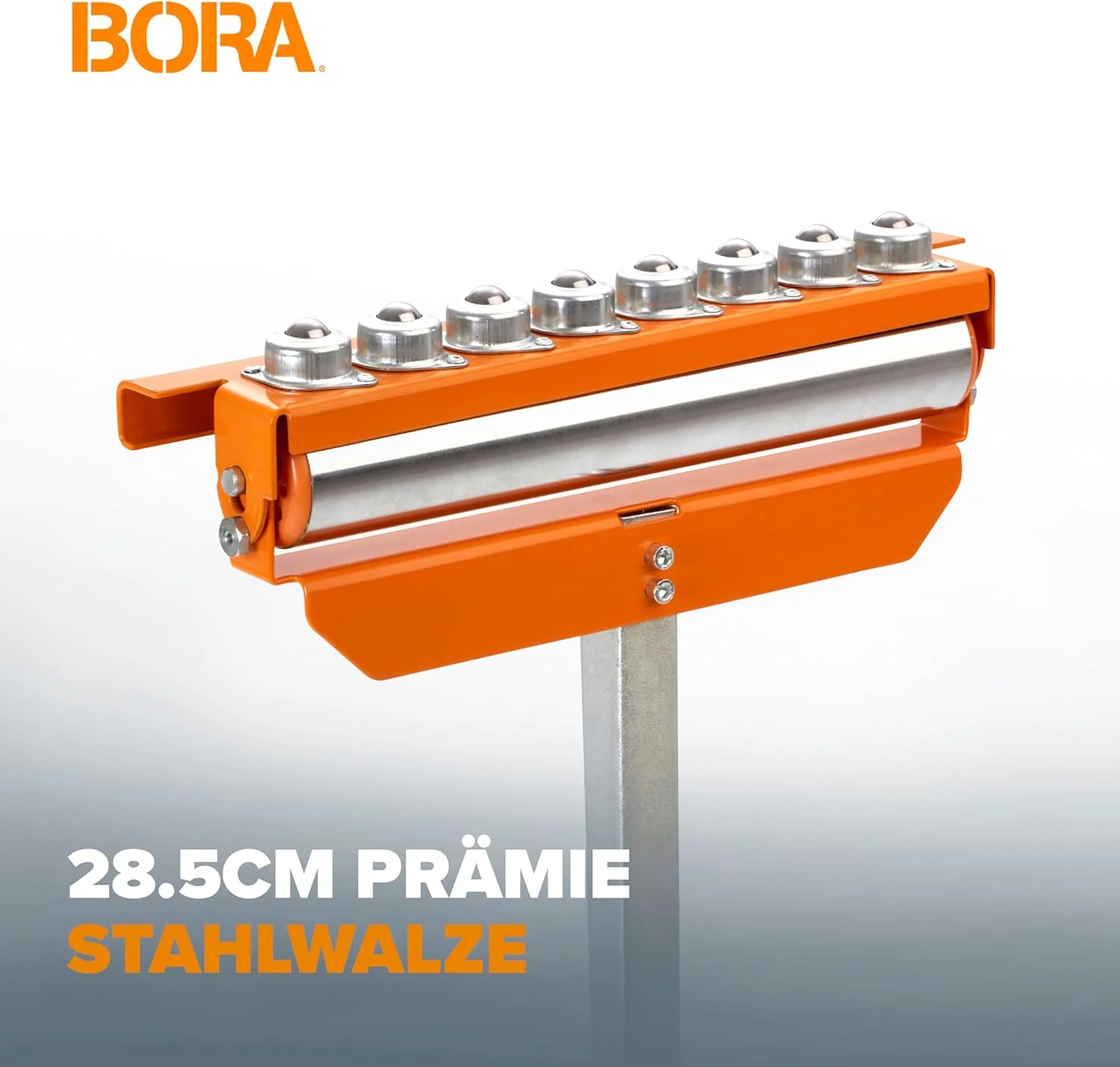 BORA Portamate PM-5093 Tri Function Standwalze, 28,6 cm, polierte Stahlrolle, Kugellager, multidirek - Image 5
