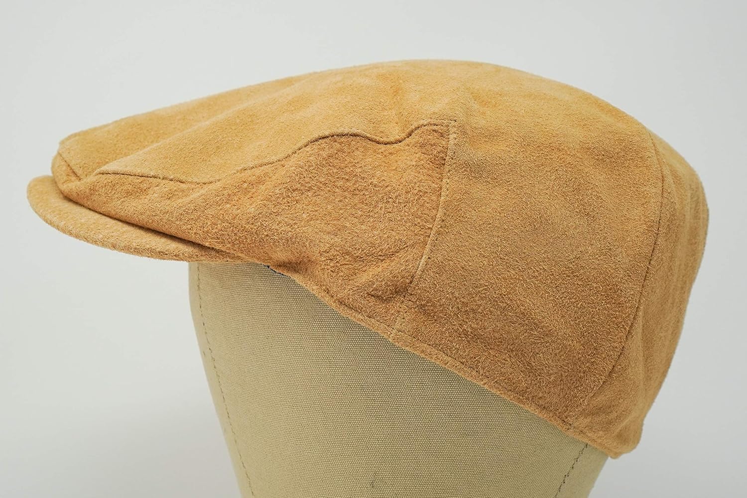 Borges & Scott The Tanner - Flat Cap aus Leder - Kappe mit weichem Schweinslederfutter, Leicht Gebrä - Image 2