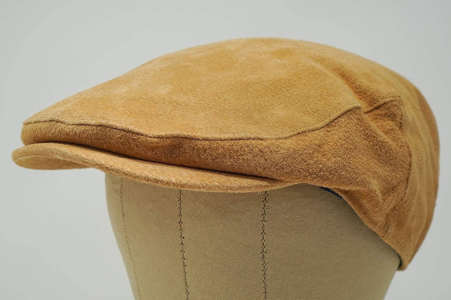 Borges & Scott The Tanner - Flat Cap aus Leder - Kappe mit weichem Schweinslederfutter, Leicht Gebrä - Image 3