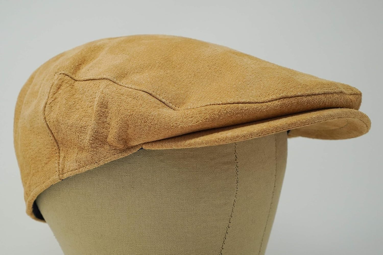 Borges & Scott The Tanner - Flat Cap aus Leder - Kappe mit weichem Schweinslederfutter, Leicht Gebrä - Image 5