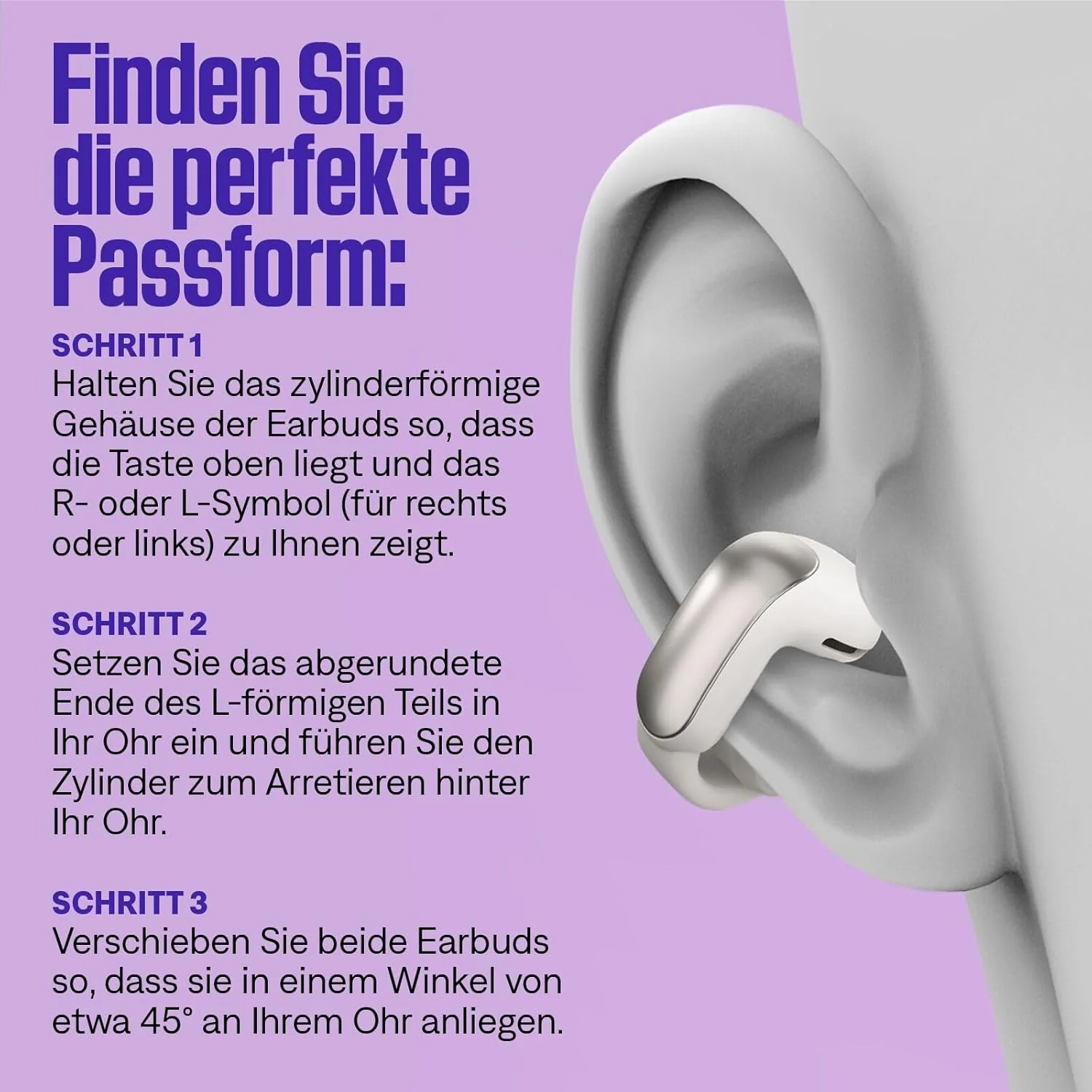 Bose Ultra Open Ear Earbuds mit OpenAudio-Technologie, Open Ear kabellose Earbuds, bis zu 48 Stunden - Image 6