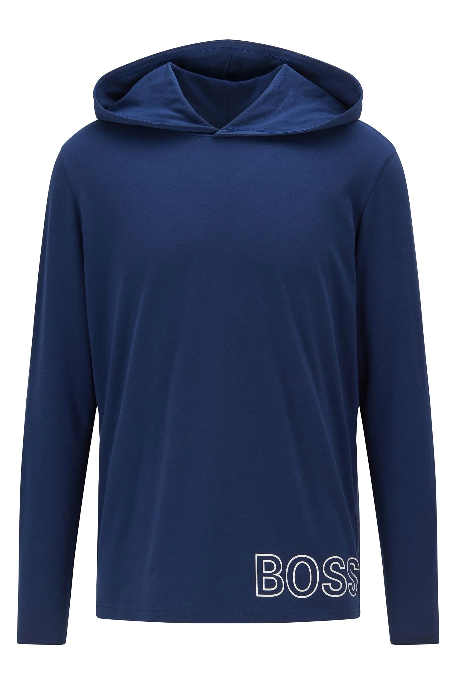 BOSS Hugo Herren Kapuzensweatshirt Freizeitshirt Identity LS-Shirt XXL Medium Blue424, XXL Medium Bl