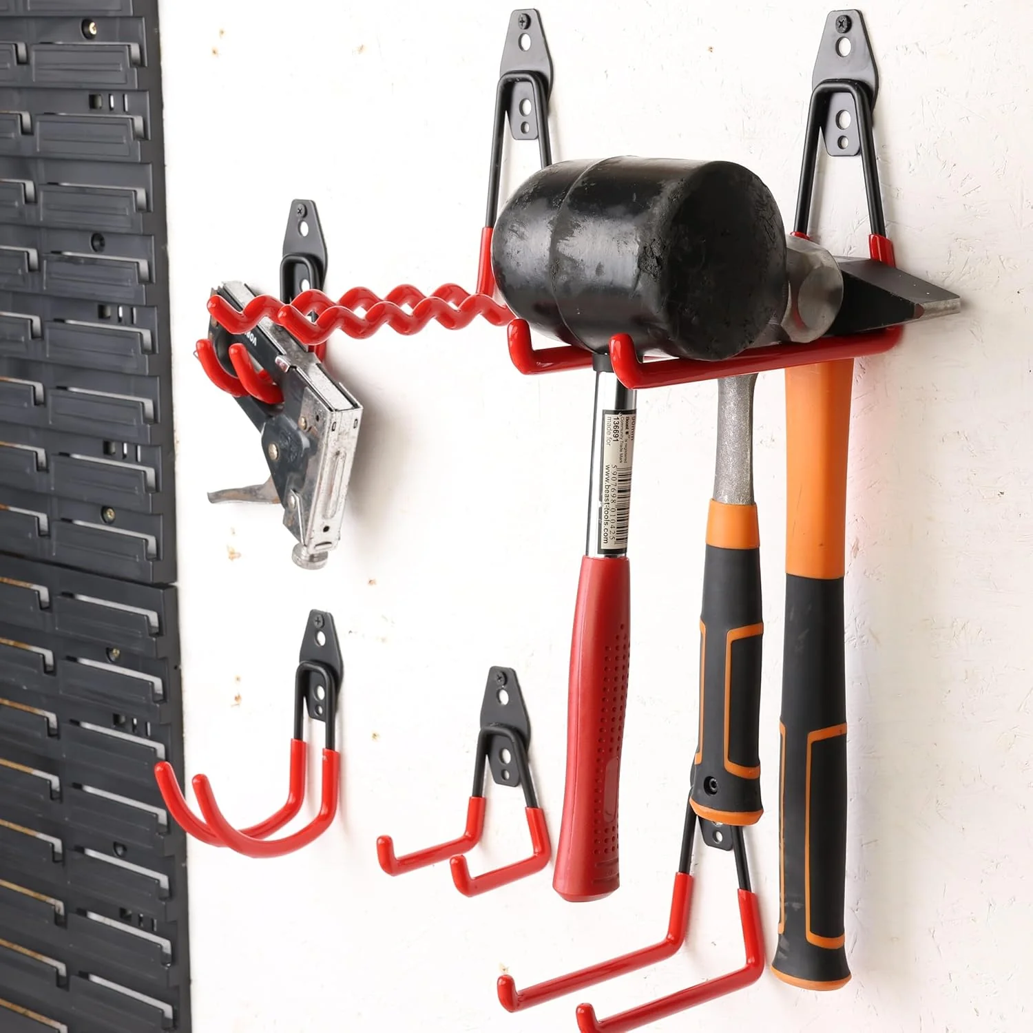 botle Set 10 Stck. Wandhaken, Werkzeughaken, Geradeförmig 7cm, stabil mit PVC-Ummantelung, für Garag - Image 6
