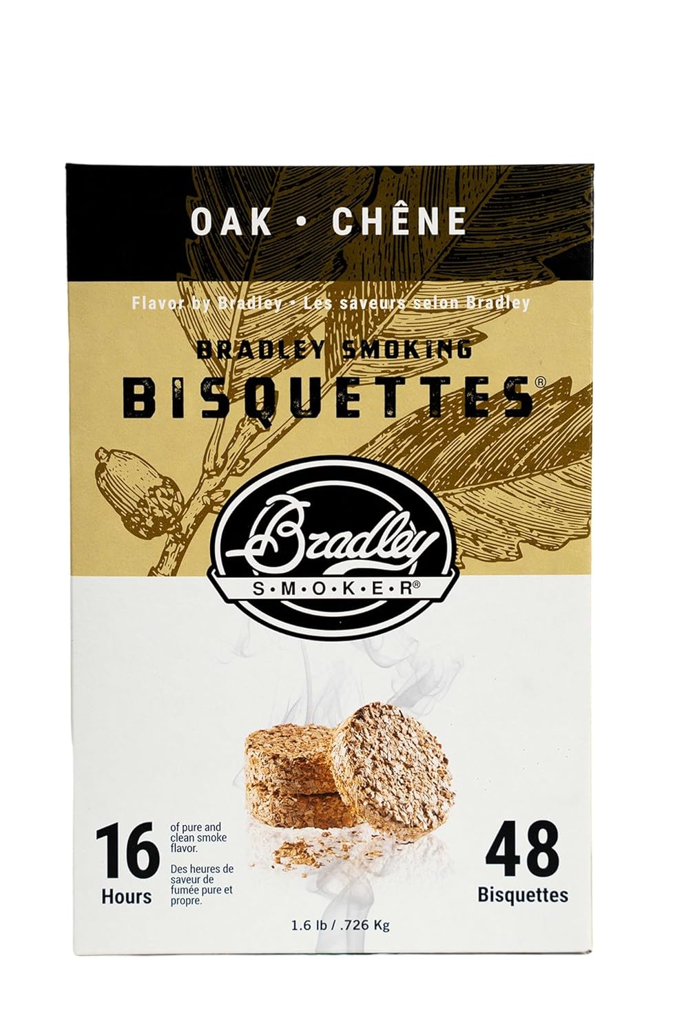 Bradley Smoker BTOK48 Eiche Bisquetten 48 Pack - Image 2