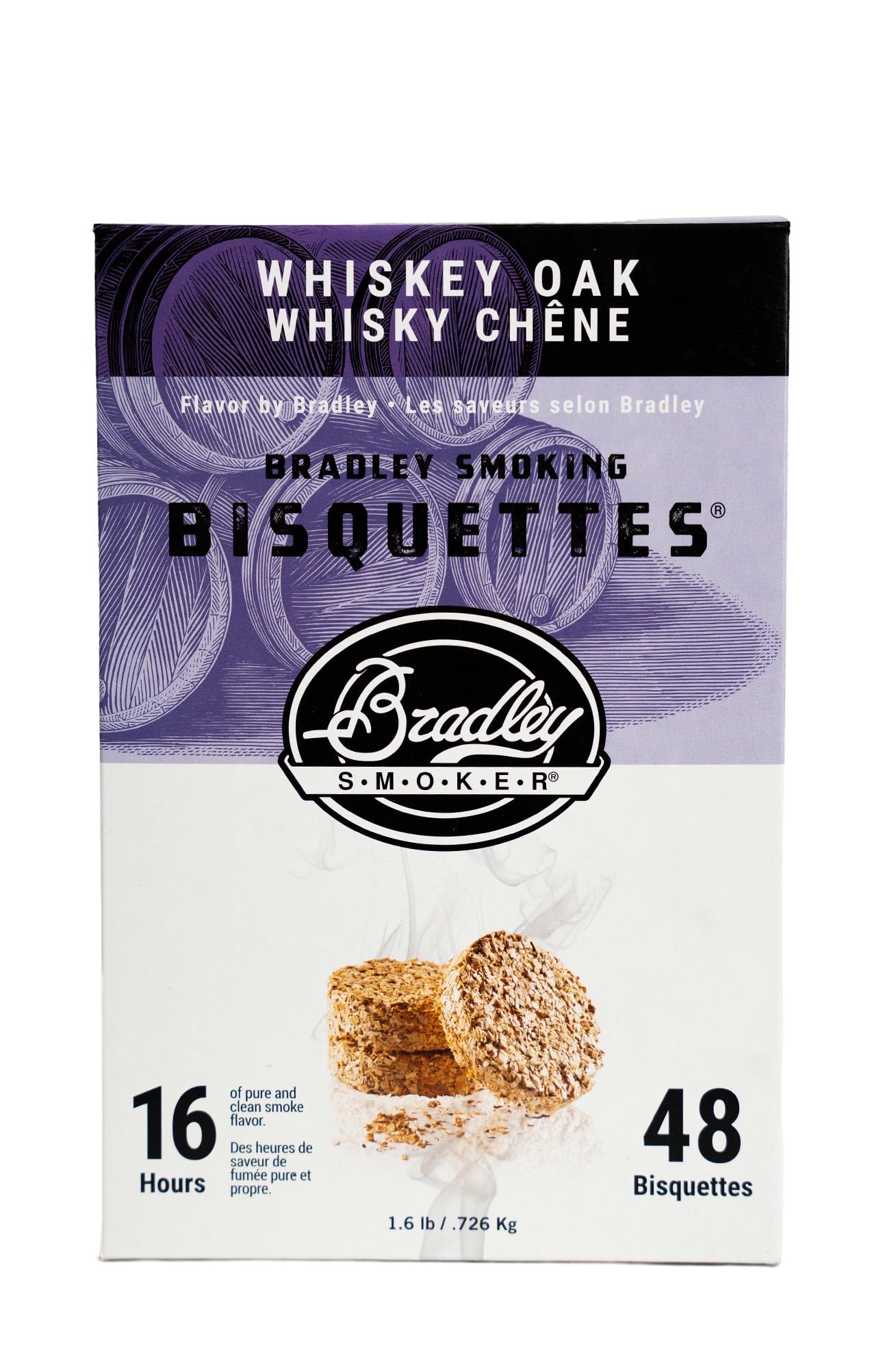 Bradley Smoker BTWOSE48 Whiskey Eiche Bisquetten 48 Pack