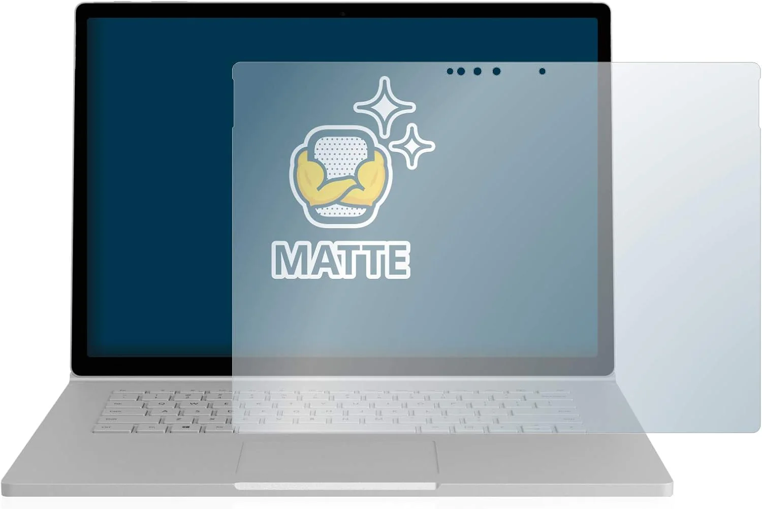 BROTECT Entspiegelungs-Schutzfolie für Microsoft Surface Book 2 15" Matte Displayschutz-Folie, Anti- - Image 2