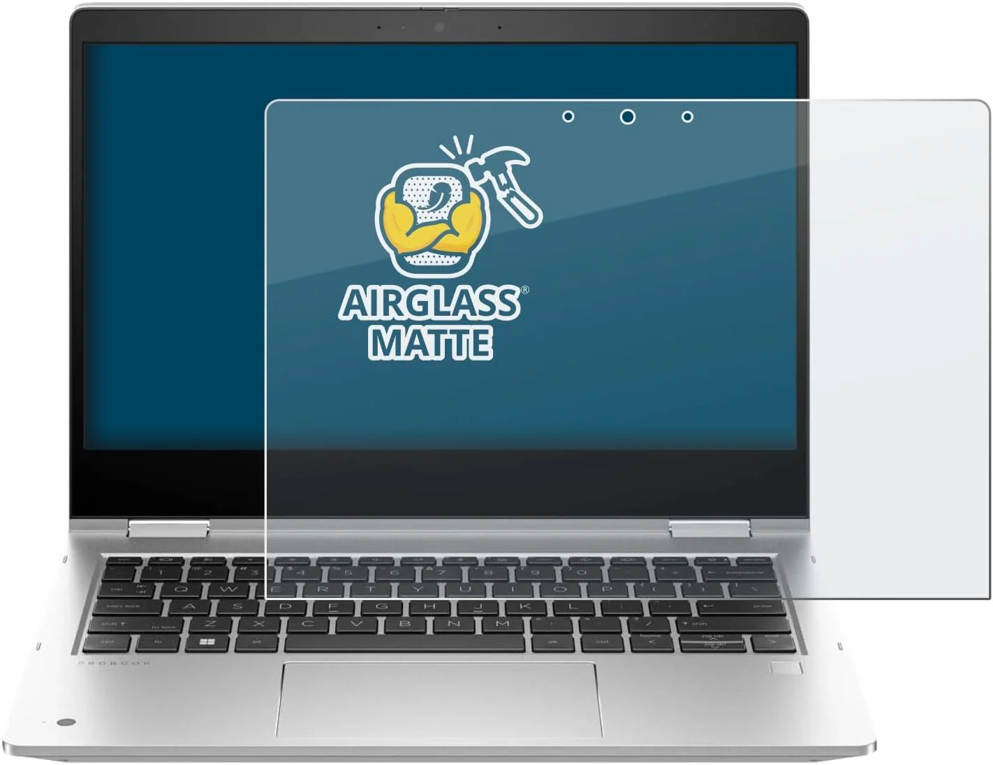 BROTECT Entspiegelungs Schutzglas für HP ProBook x360 435 G10 Schutzfolie Panzer Folie Glas Matt [Ex - Image 2