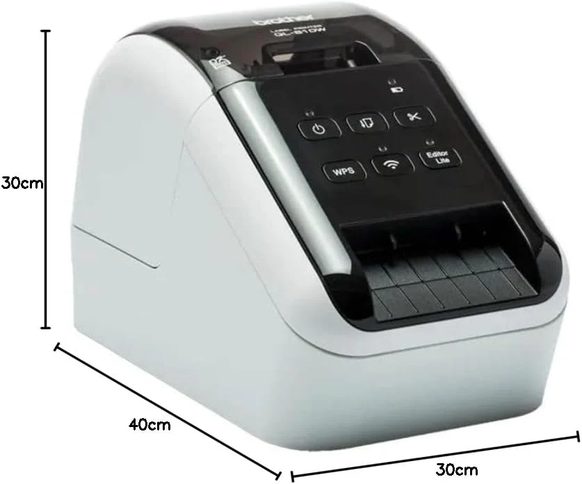 Brother QL-810W Professioneller Etikettendrucker mit WLAN (Französisches Modell) mehrfarbig Klassisc - Image 7