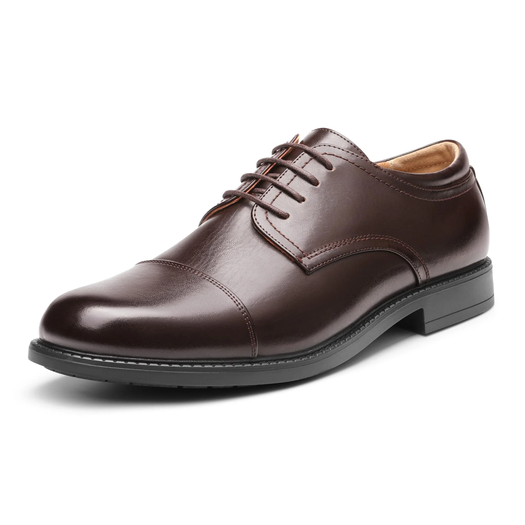 Bruno Marc Herren Anzugschuhe Schnürhalbderby 41 EU Dunkelbraun, 41 EU Dunkelbraun
