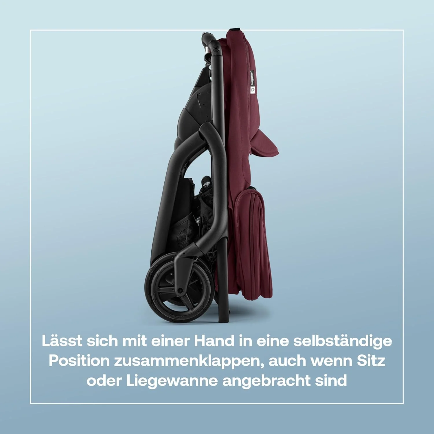 Bugaboo Dragonfly Liegewanne mit Lüftungsfenstern, einhändig faltbar in jeder Position, kompatibel m - Image 3