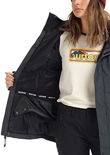 Burton Damen Jet Set Snowboard Jacke XS True Black Heather, XS True Black Heather - Image 7