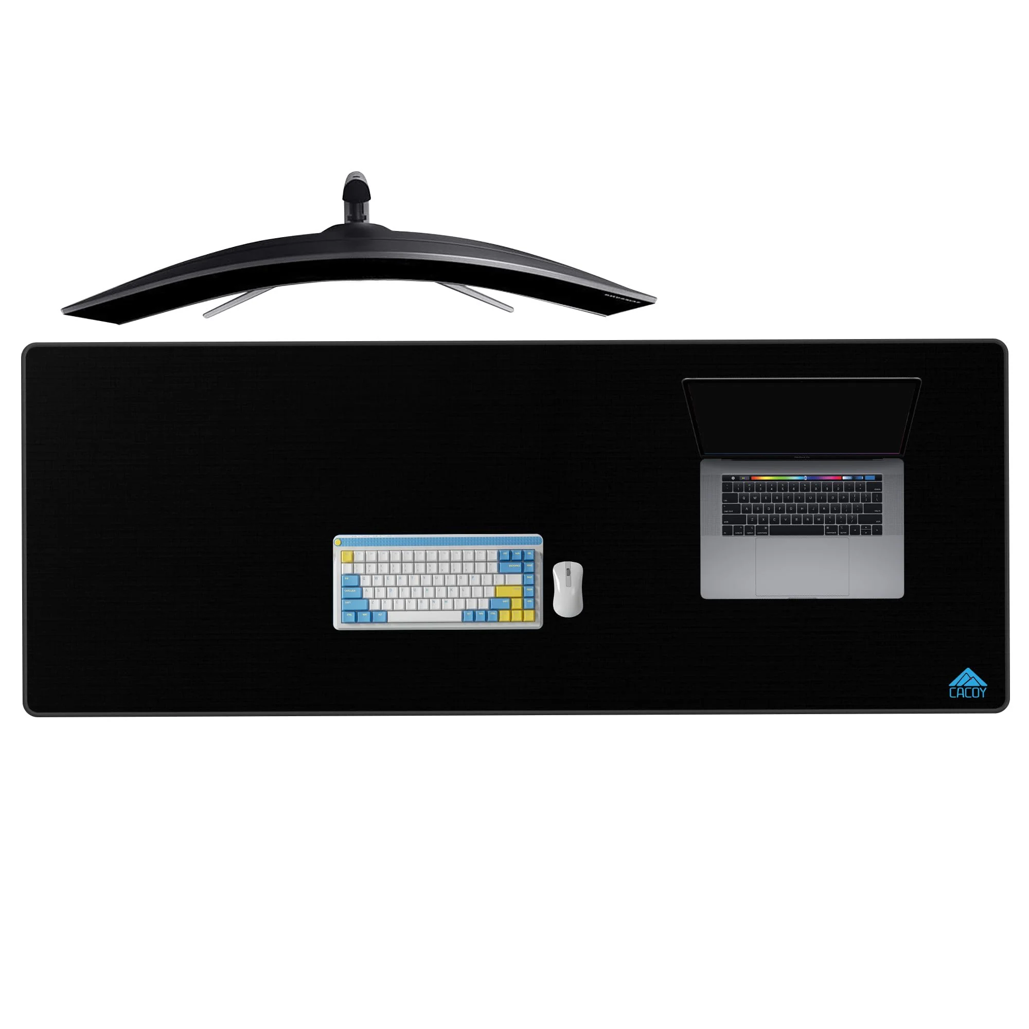 Cacoy 1600x600 mm Übergrösse Gaming-Mauspad XXXL, Grossformat Büro Schreibtischunterlage, Grosses Re