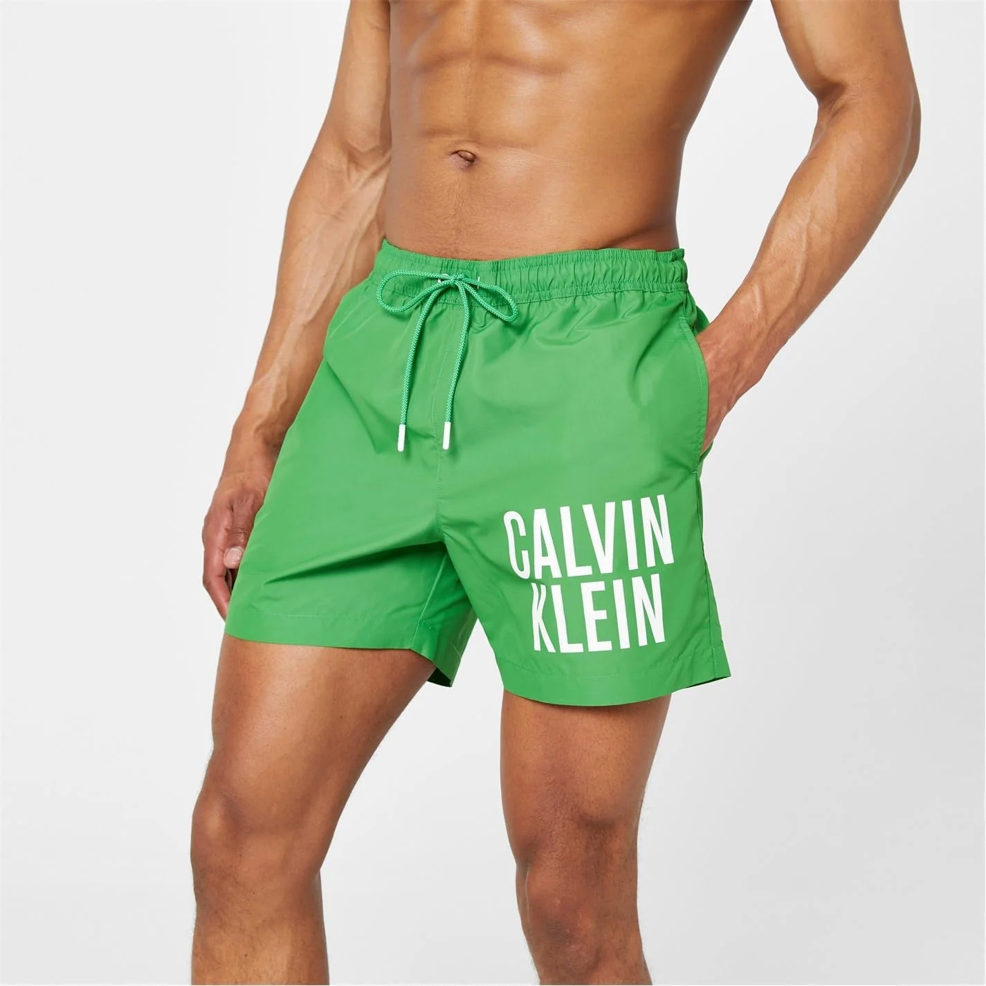 Calvin Klein CK Sea Boxer Swimming Pool Herren Bademode mit aufgedrucktem Logo Artikel KM0KM00794 ME - Image 2