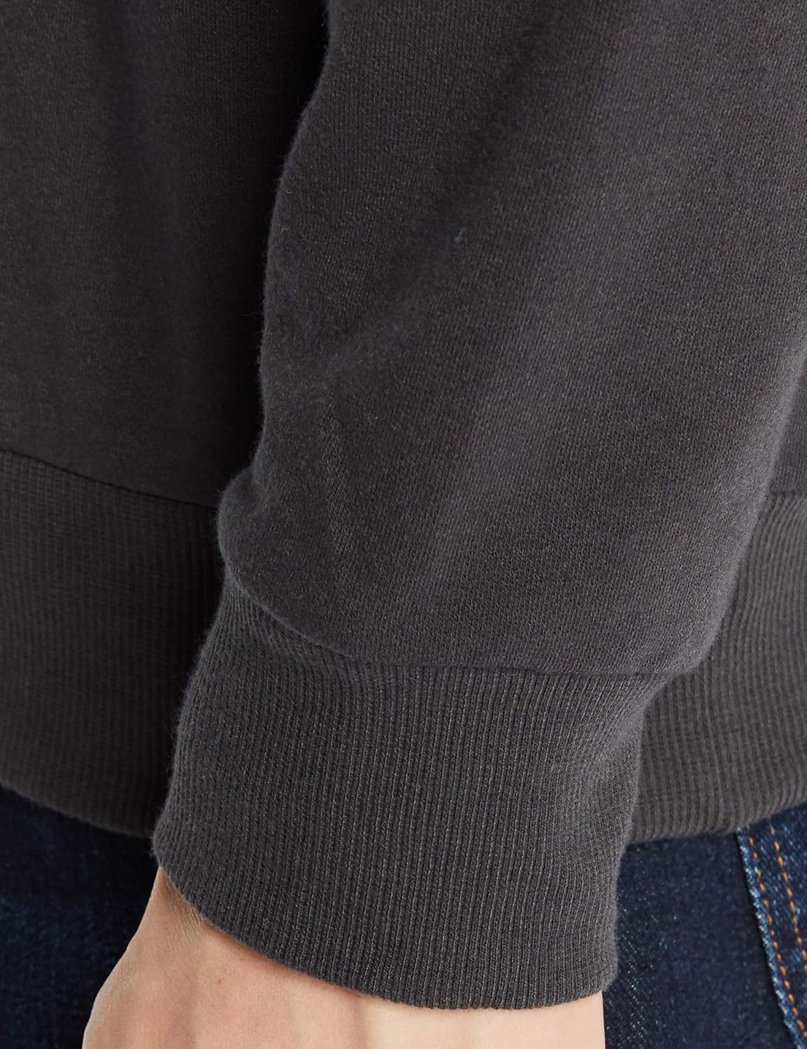 Calvin Klein Herren Sweatshirt ohne Kapuze, Phantom - Image 4