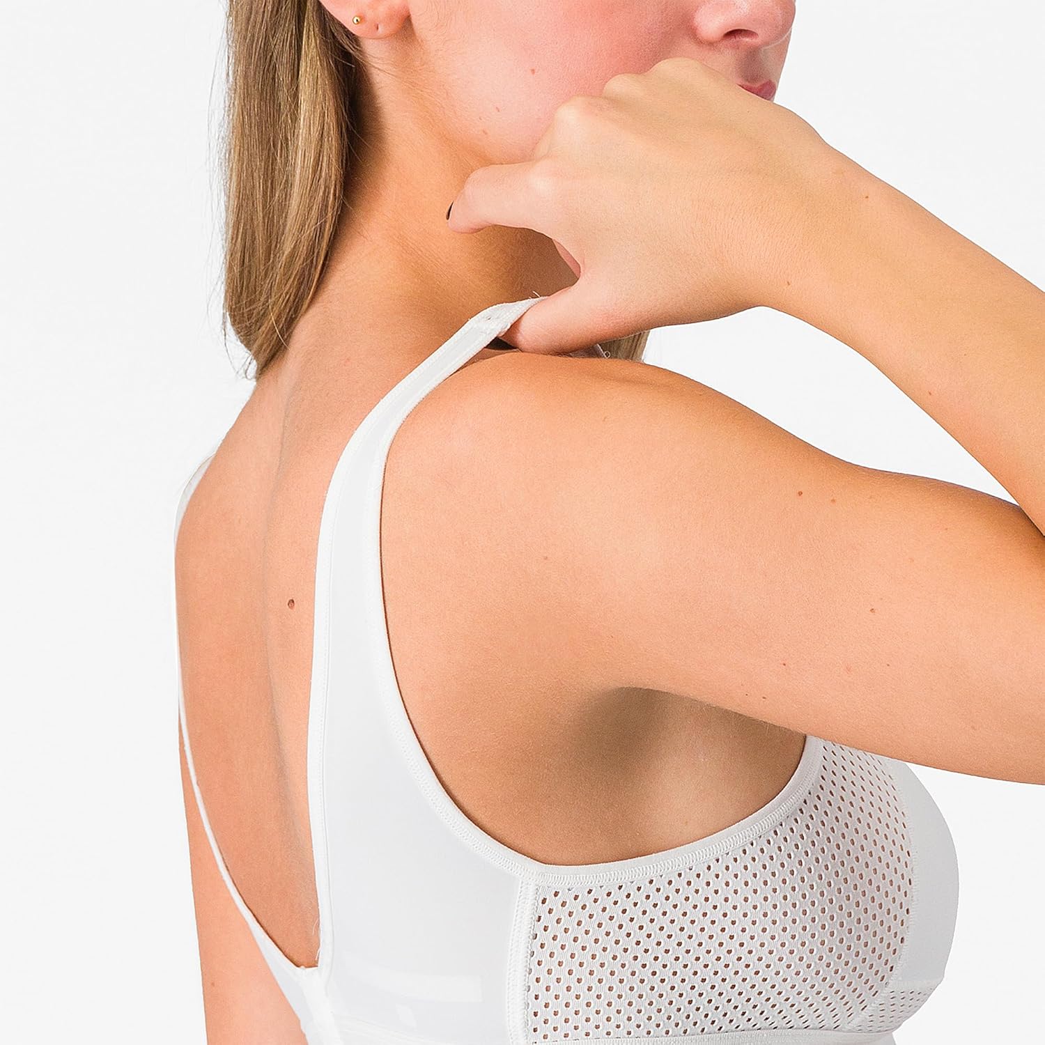 CASTELLI Damen Rosso Corsa Bra Sports, Weiss Schwarz - Image 6