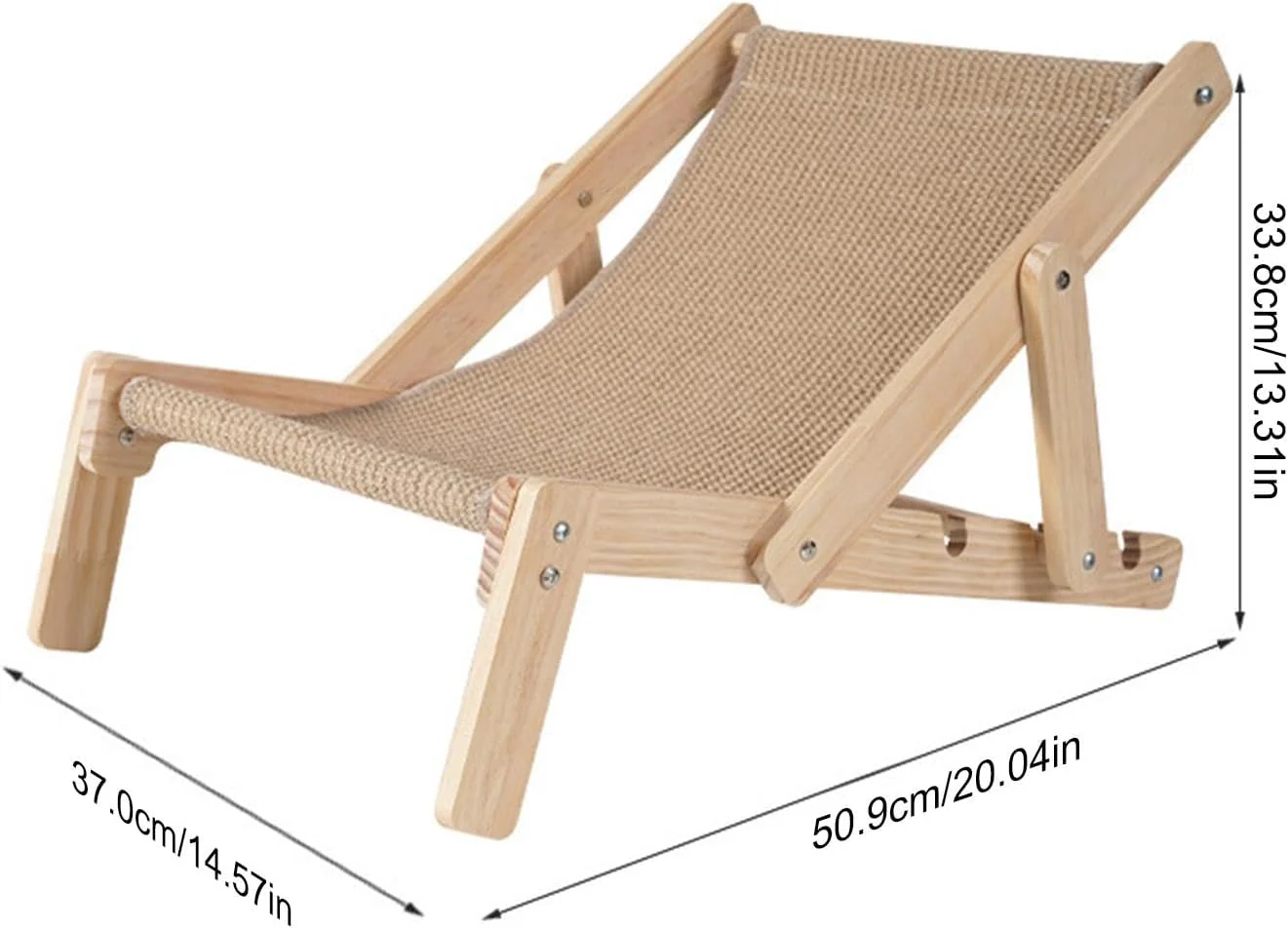 Cat Sisal Chair - Katzen Stuhl, Sisal Liegestuhl, Katzen Bett, Hochbett, Strandstuhl, Für Hunde - Image 7