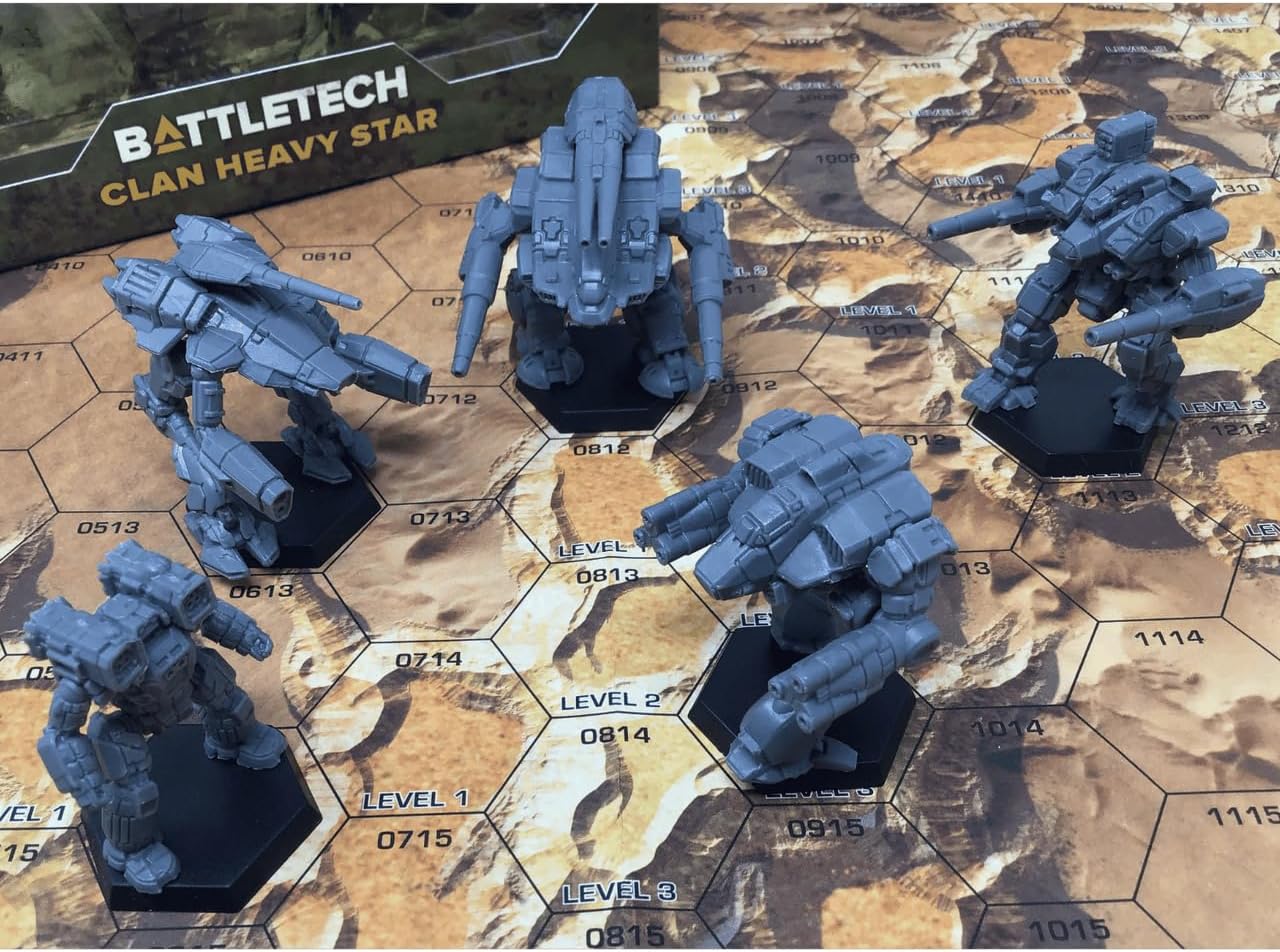 Catalyst Game Labs BattleTech: Clan Heavy Star - Miniature Game - Image 2