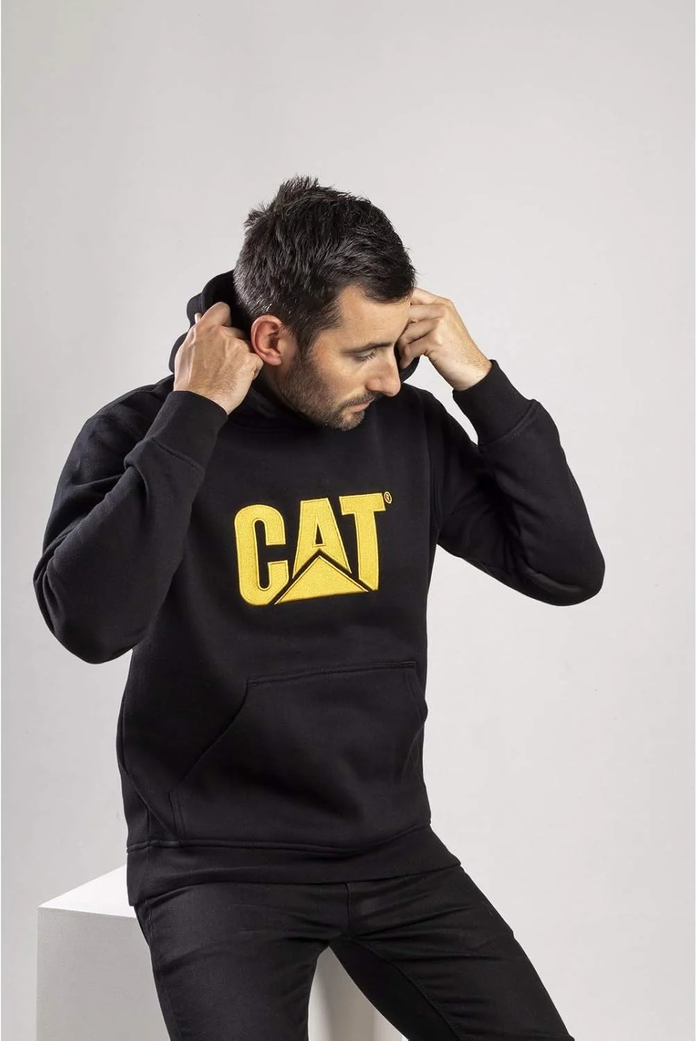 Caterpillar Cat Kapuzenpullover W10646-016-L S Heather Grey, S Heather Grey - Image 2
