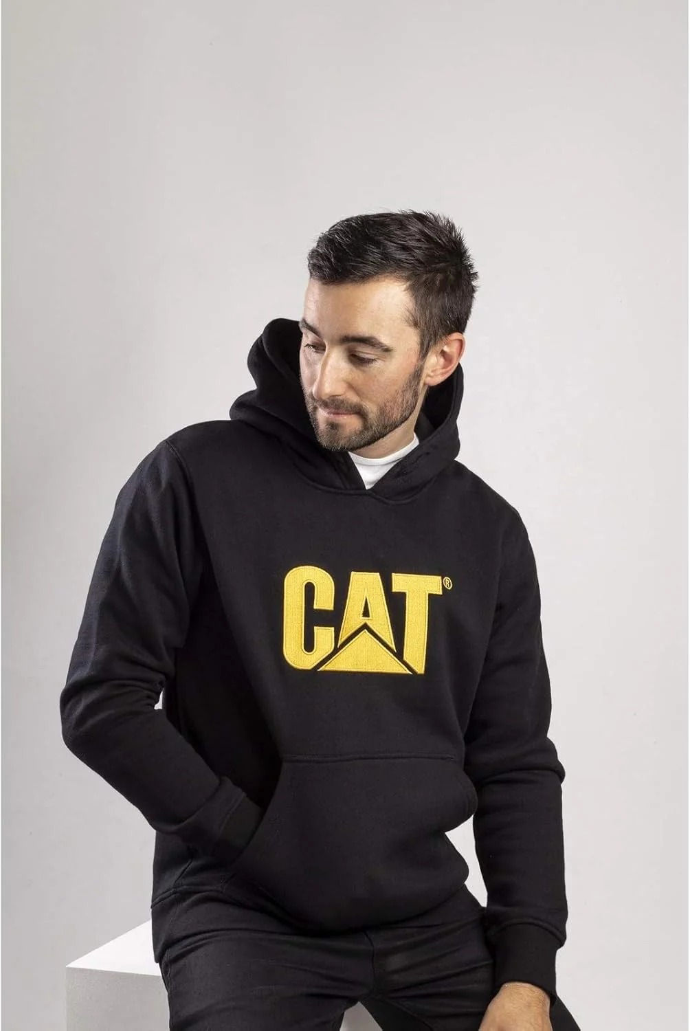 Caterpillar Cat Kapuzenpullover W10646-016-L S Heather Grey, S Heather Grey - Image 3