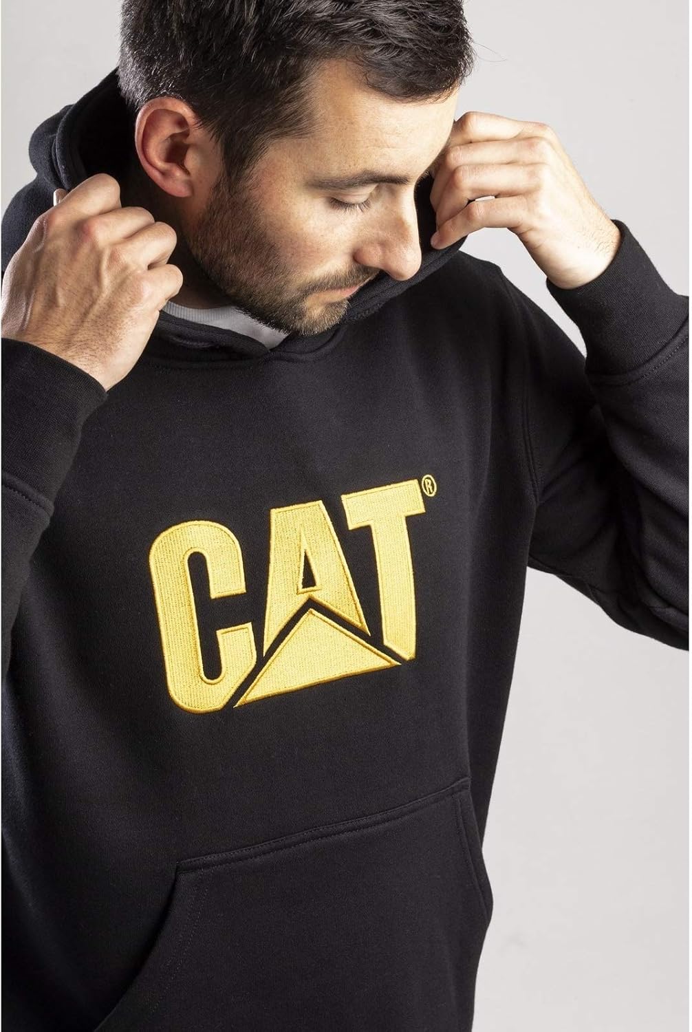 Caterpillar Cat Kapuzenpullover W10646-016-L S Heather Grey, S Heather Grey - Image 6