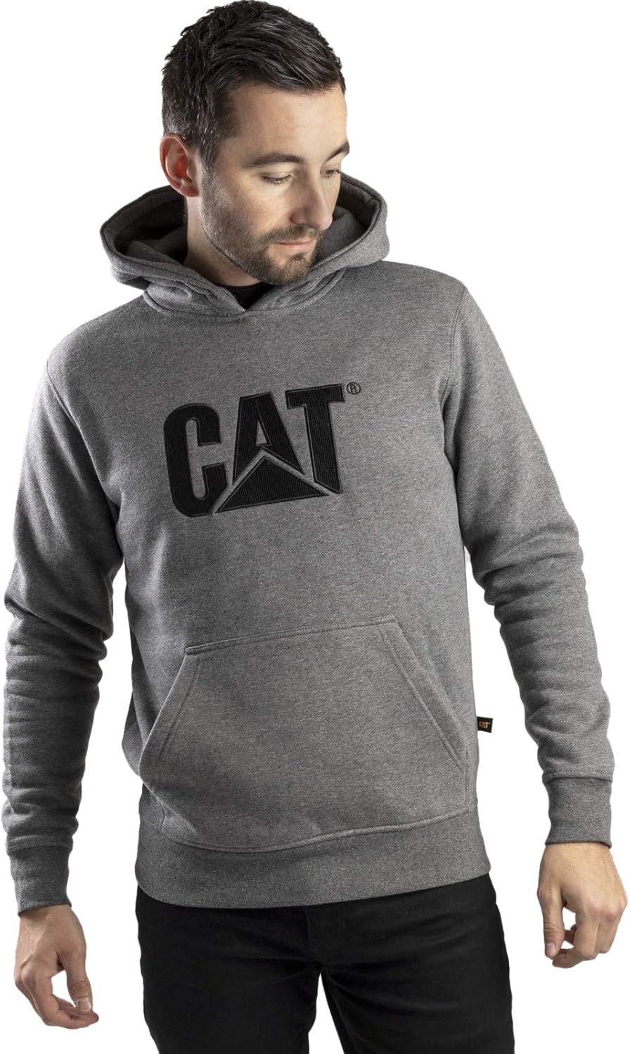 Caterpillar Cat Kapuzenpullover W10646-016-L S Heather Grey, S Heather Grey - Image 7