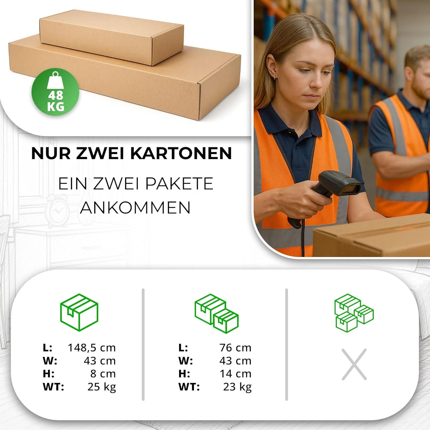 CDF Kommode Weiss mit 6 Schubladen 40 cm Tief Komodenschrank Komode für Wohnzimmer Schlafzimmer Schu - Image 8