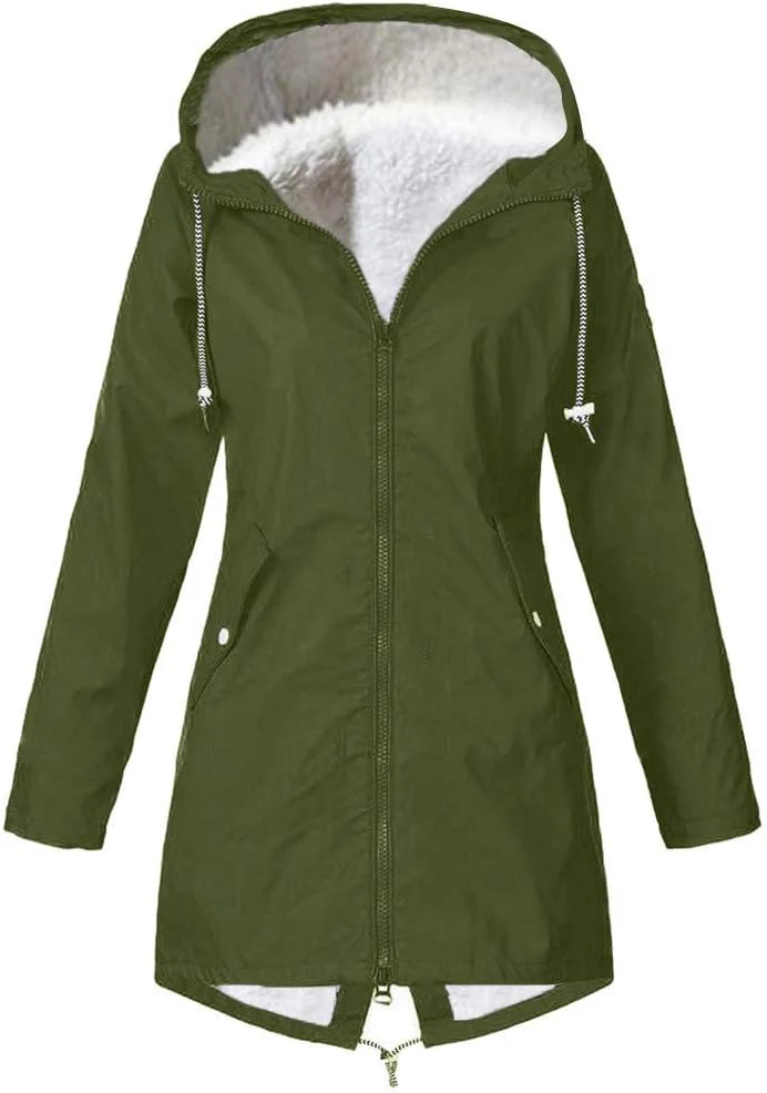 C'est TT Damen Regenjacke Regenjacke Wasserdicht Herbst Übergangsjacke Jacken Damen Windjacke Frauen - Image 7
