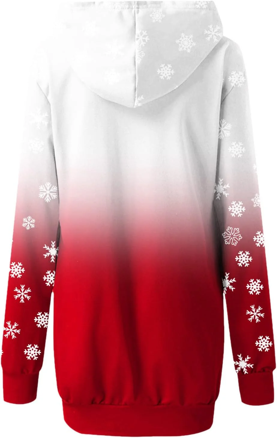 C'est TT Weihnachtskleid Damen Hoodie Langarm Hoodie Kleid Sweatkleid Long Kapuzen Sweatshirt Kleide - Image 5