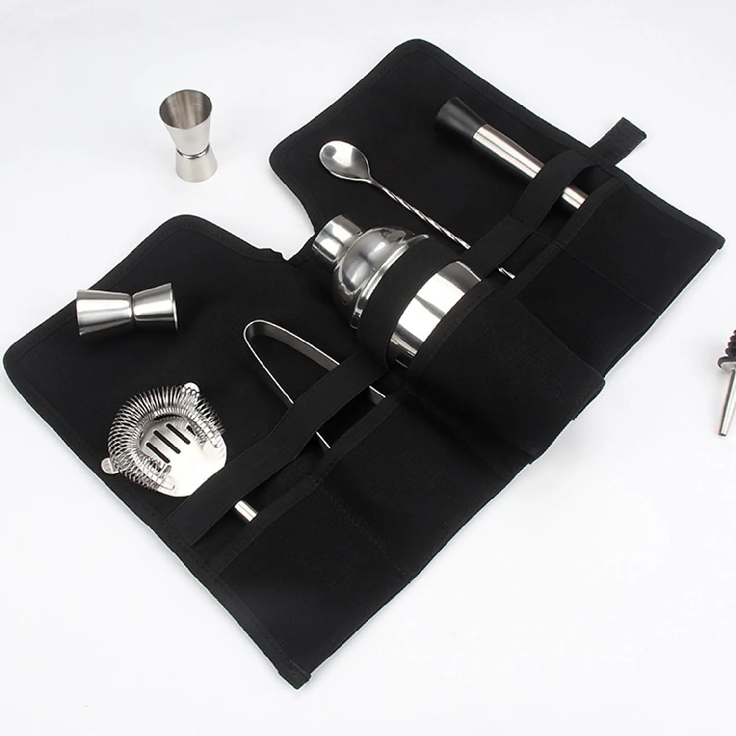 Cocktail-Shaker-Tragetasche Reise-Bartender-Kit-Tasch Tragetasche für das Bar-Kit Cocktail-Set-Organ - Image 2