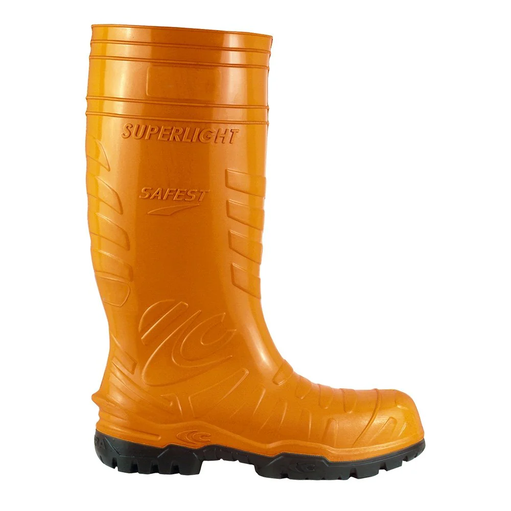 Cofra 00060-002.W43 SAFEST ORANGE S5 CI SRC Sicherheitsstiefel, Orange/Schwarz, Grösse 43 43 EU Oran