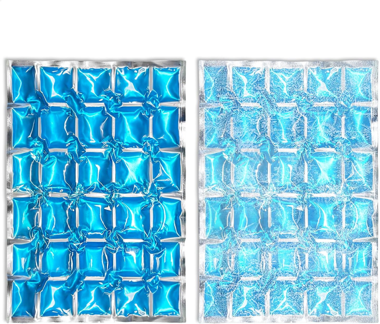 com-four® 4x Flexibles Eis-Pack - Kühlkompresse mit 25 Kühlzellen - Kühlpack für Haushalt, Camping u - Image 8