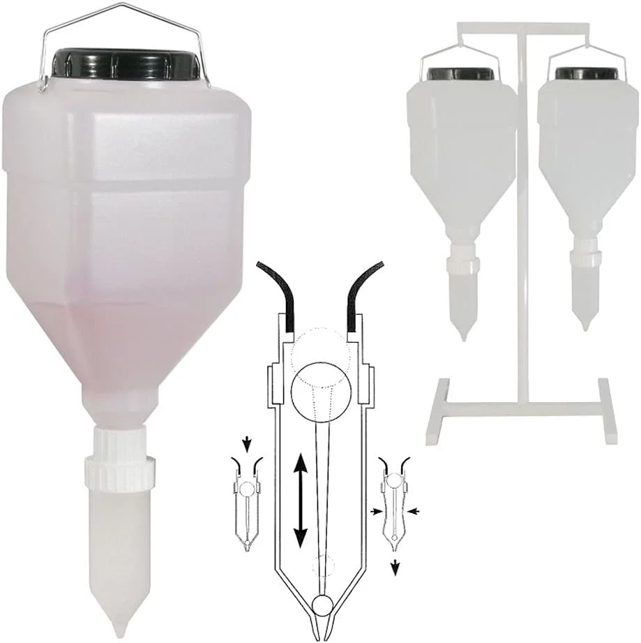 Contacto Melkdispenser Set GROSS Silikon Dosierer & Nachfüllbehälter, Dispensersystem 5500 ml, Ketch - Image 3