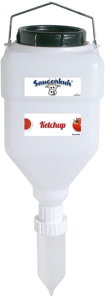 Contacto Melkdispenser Set GROSS Silikon Dosierer & Nachfüllbehälter, Dispensersystem 5500 ml, Ketch - Image 4