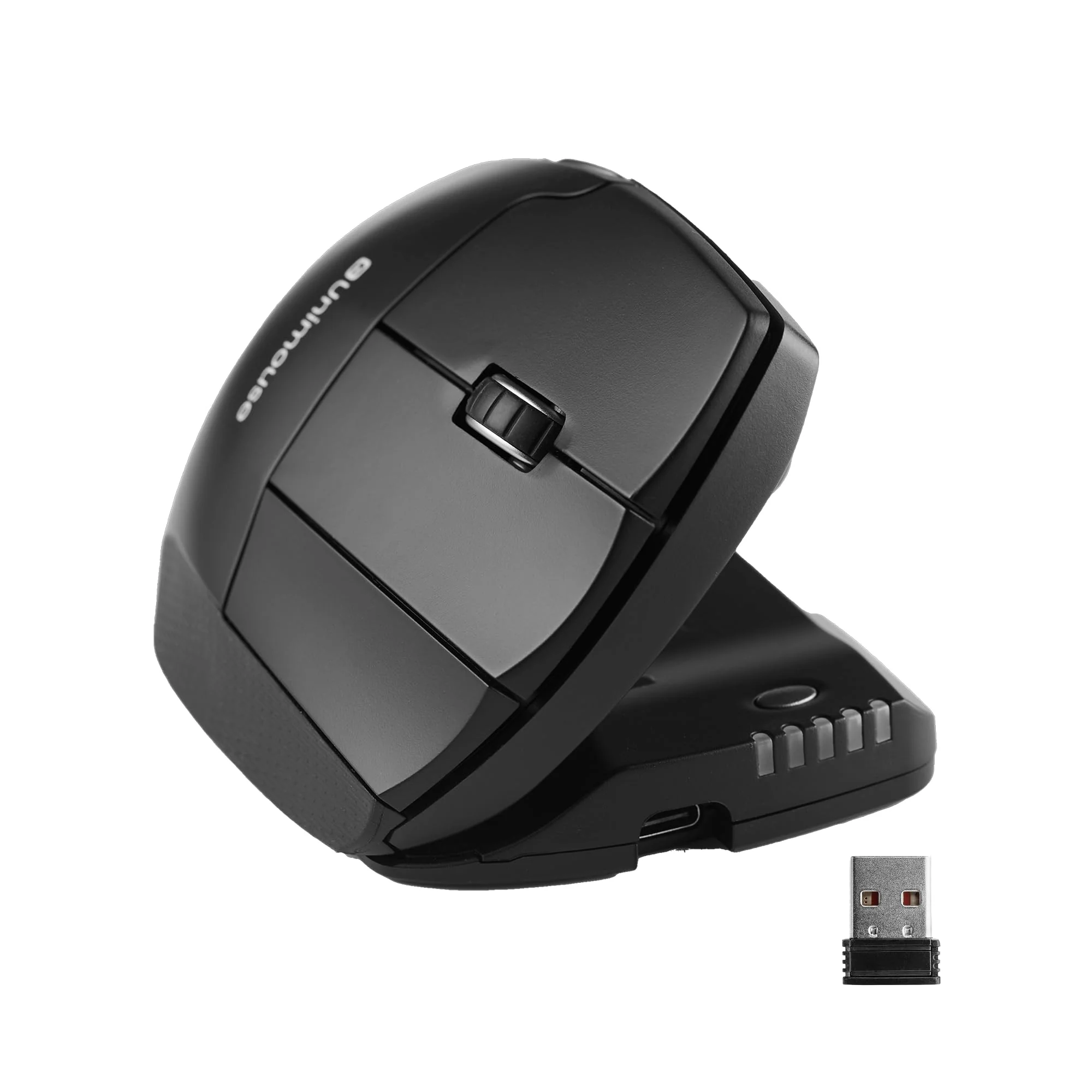 Contour Unimouse Ergonomische Maus | Einstellbare Neigung von 35°-70°, 6 programmierbare Tasten, Dau