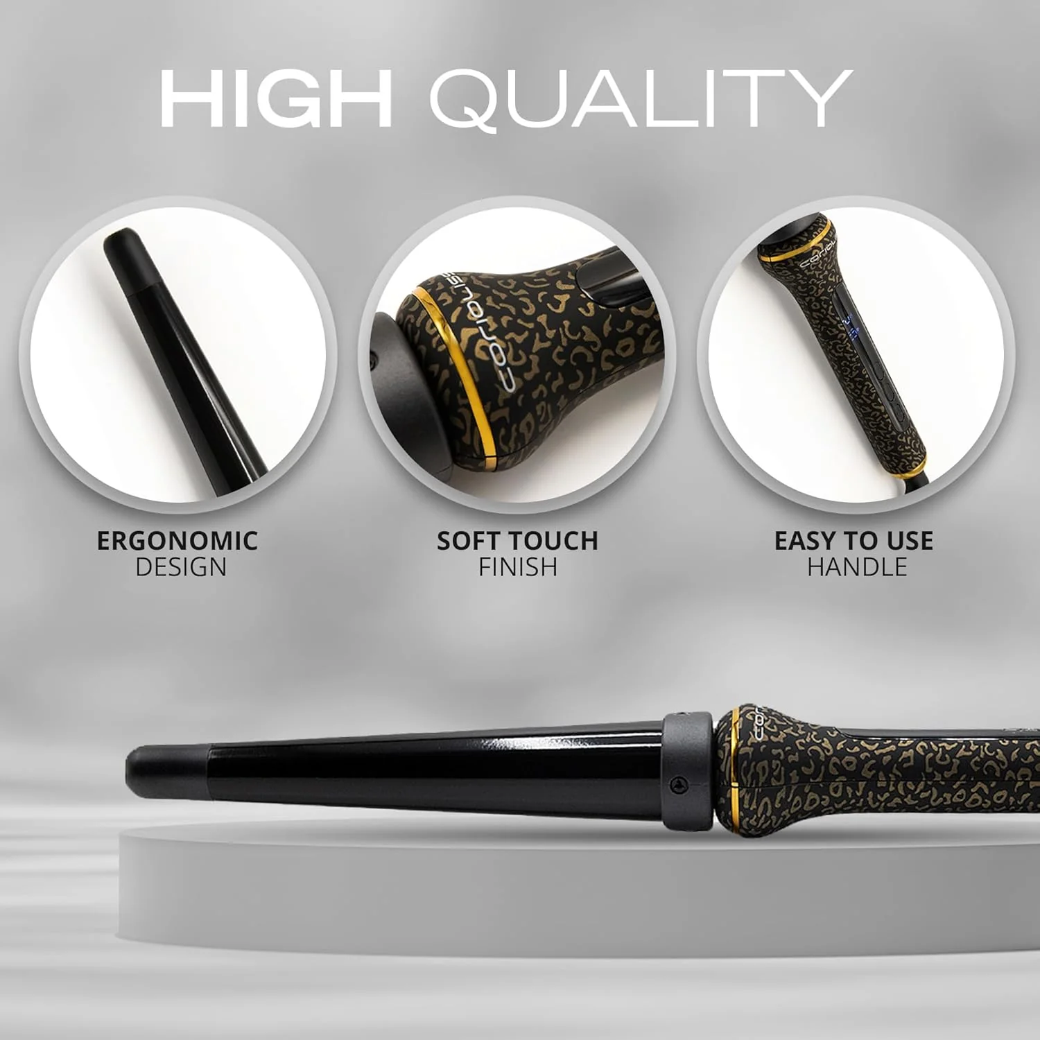 CORIOLISS | Glamour Wand | Lockenstab für Frauen | Haarkräusler für langes und kurzes Haar | Profess - Image 5