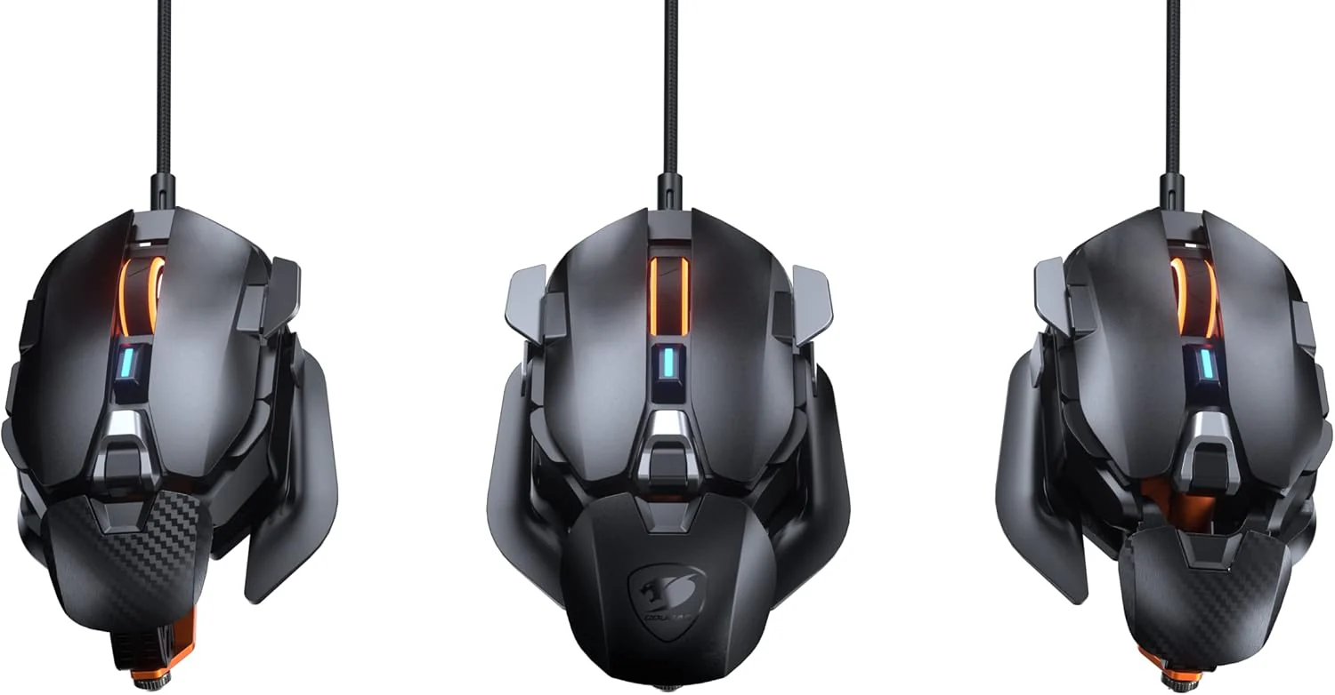 COUGAR Mouse Dualblader PMW3389 16000dpi Customizable Ambidextrous Ergonomics, schwarz - Image 2