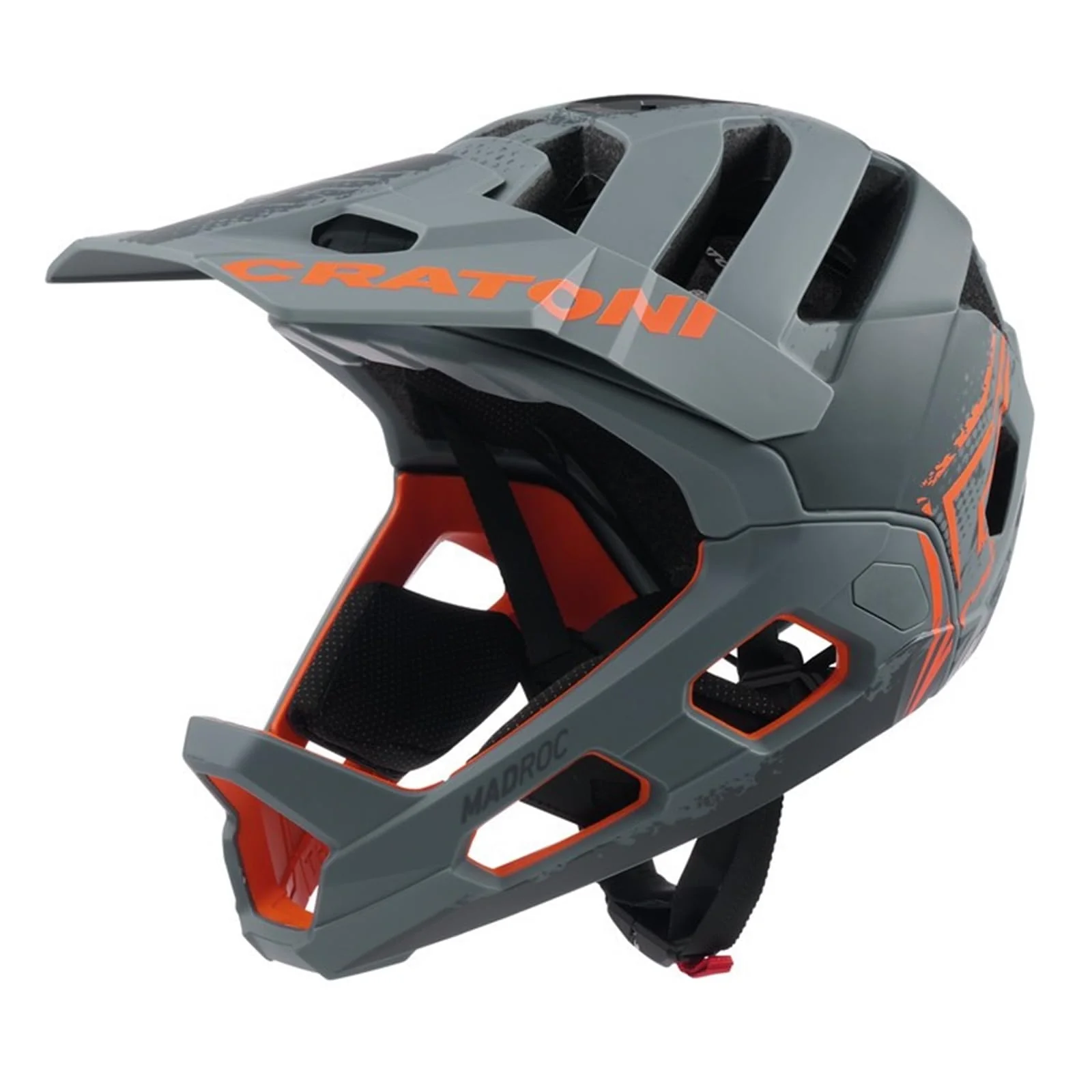 Cratoni MTB-Fahrradhelm Madroc anthrazit-orange matt, M