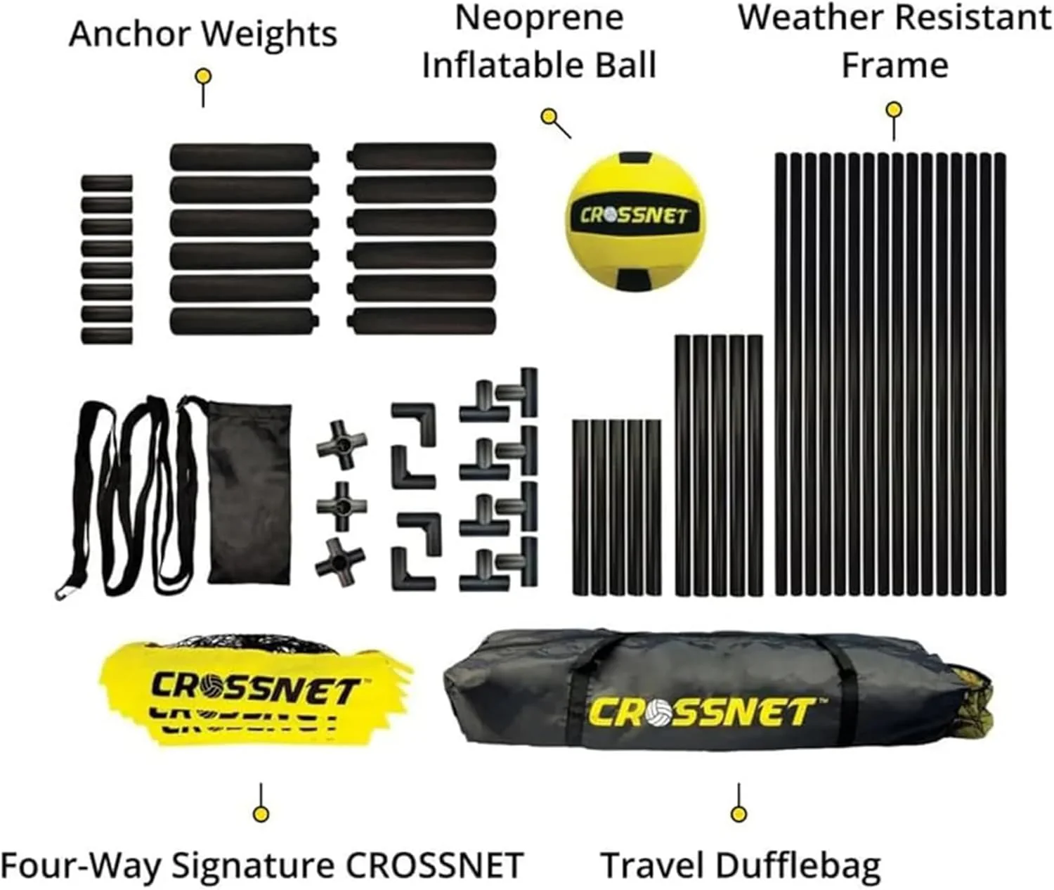 CROSSNET Unisex – Erwachsene H2O, Gelb, Standard - Image 6