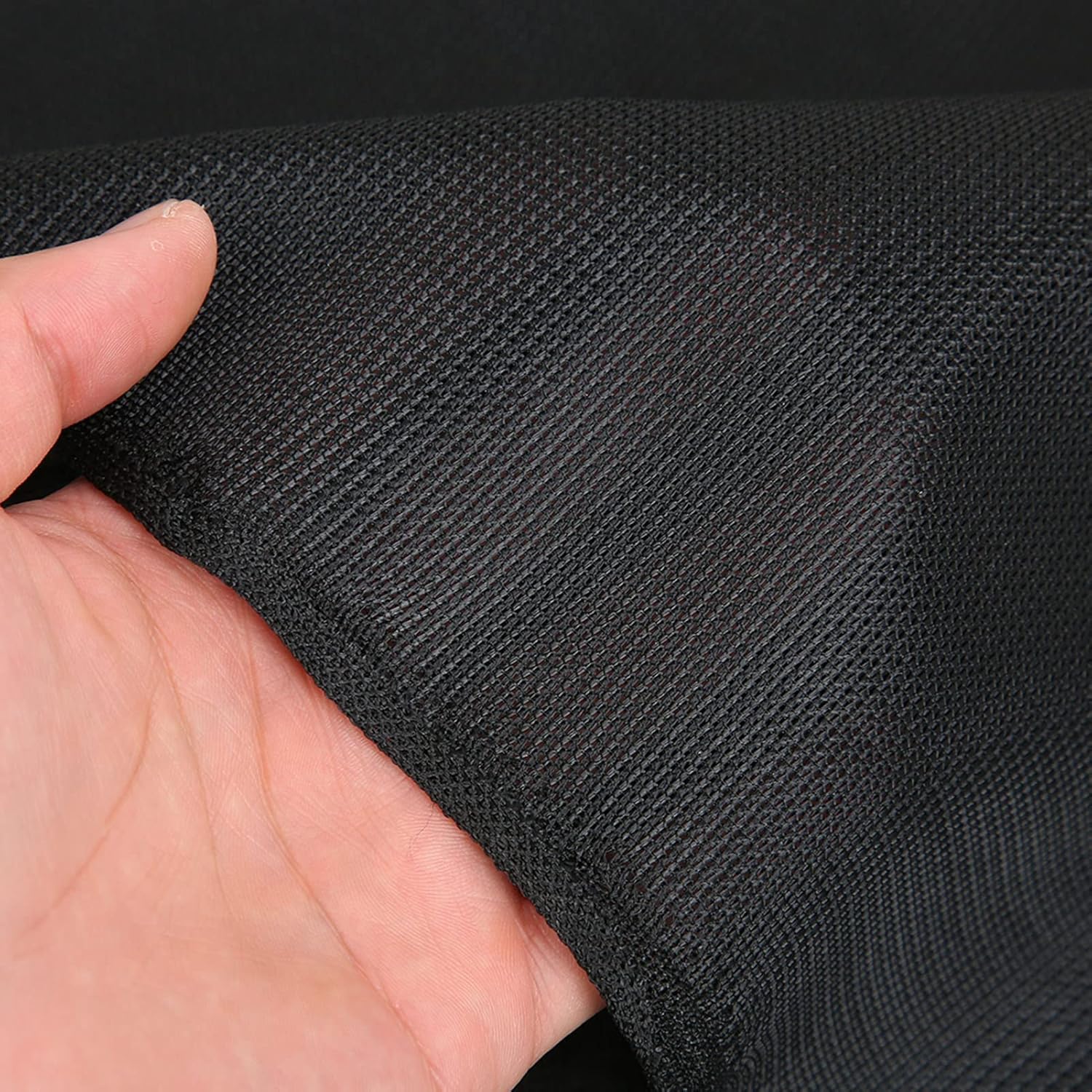 Cuifati Lautsprecher-Grill-Tuch, 140 X 91 cm Lautsprecher-Tuch Mesh-Stoff Lautsprecher-Mesh-Tuch Sta - Image 3