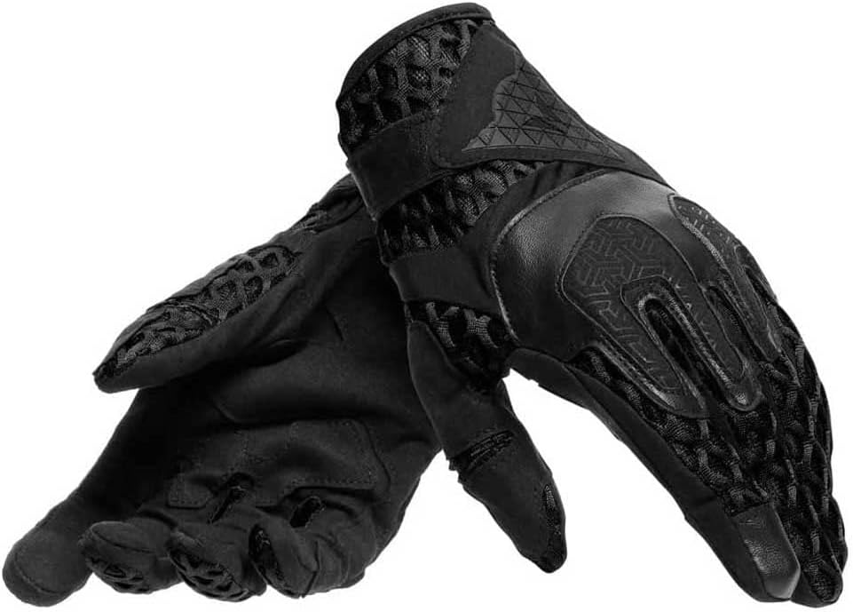 Dainese Air-Maze Unisex Gloves, Motorradhandschuhe Sommer Textil, für Damen und Herren, Schwarz/Schw - Image 4