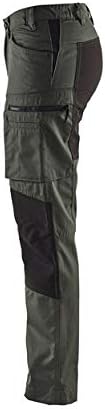 Damen Service Bundhose Stretch Armygrün/Schwarz C30, Armygrün/Schwarz C30 - Image 4