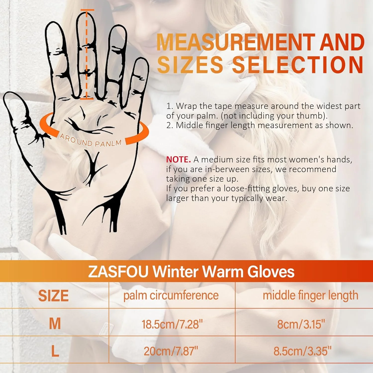Damen Winter Warm Touchscreen Handschuhe mit Fleece Gefütterte Strick winterhandschuhe für Kaltes We - Image 5