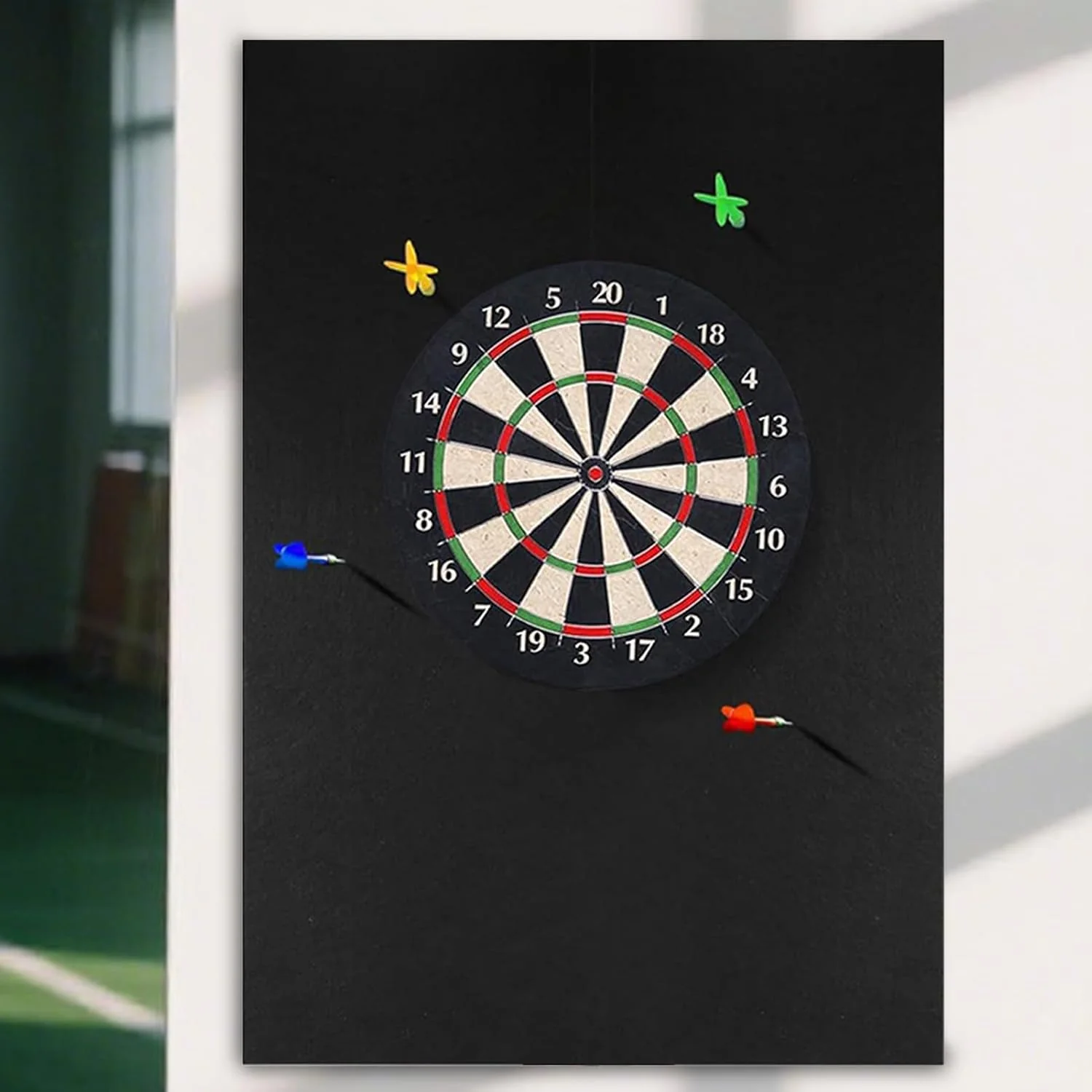 Dart Rückwand Schallschutz 60 X 60 cm Dartboard Wandschutz Filz Dartboard Rückwandschutz Abnehmbarer - Image 3