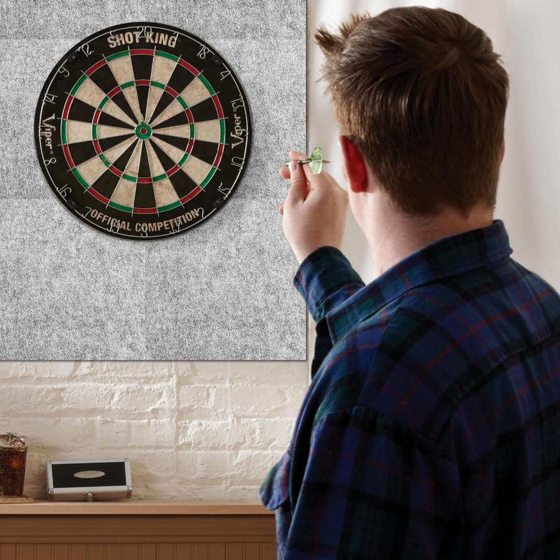 Dart Wandschutz, Filz-Dartboard-Wandschutz, Wandschutz Dartscheibe, Selbstklebende Dartscheiben Umra - Image 5