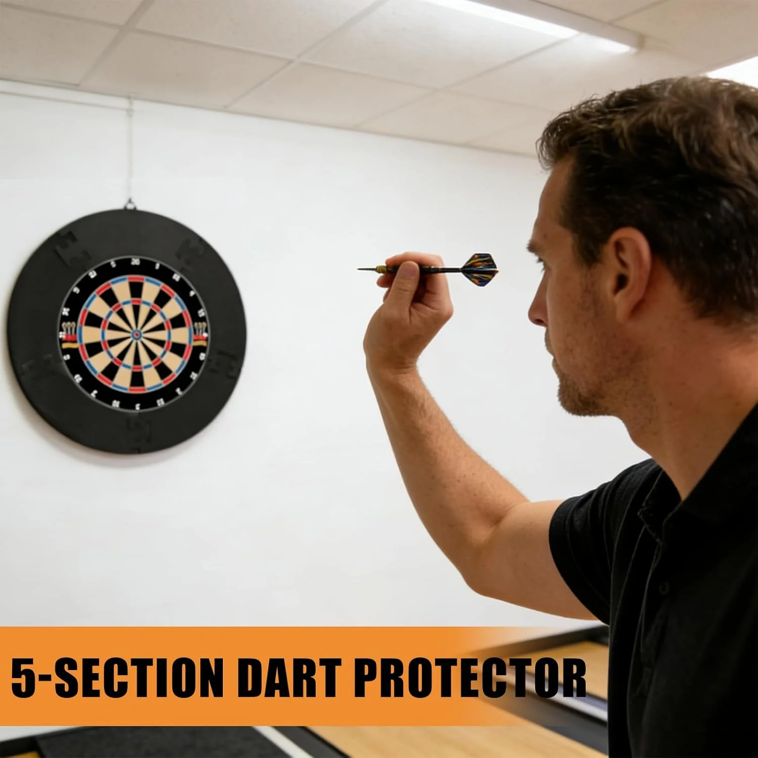 Dartscheiben Schutzring 5 Stück Dart Surround Innenring 45 cm Dartscheiben Umrandung Aussenring 72 c - Image 7