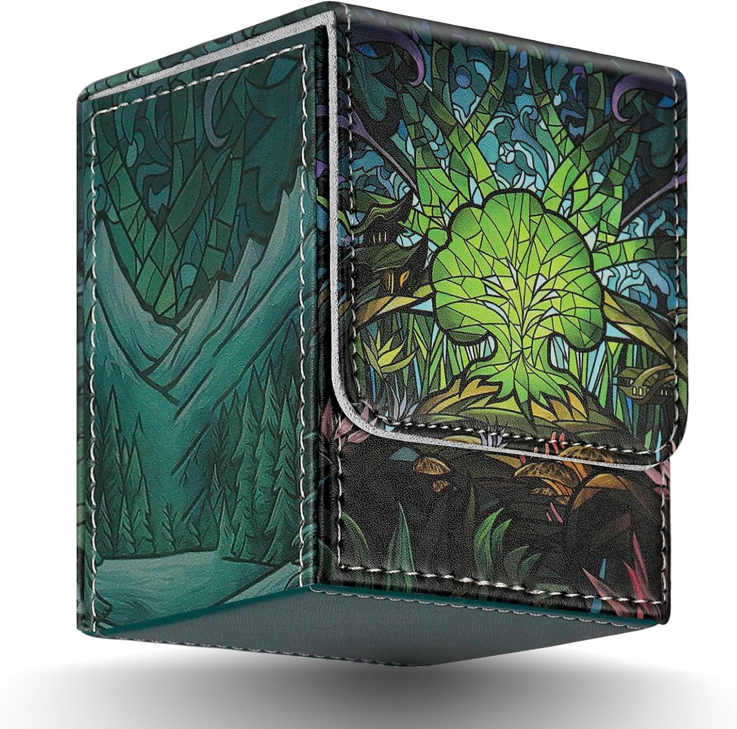 Deck Box für MTG Karten, TCG Aufbewahrungsbox für Magic The Gathering Karten für über 100 einzeln ge - Image 3